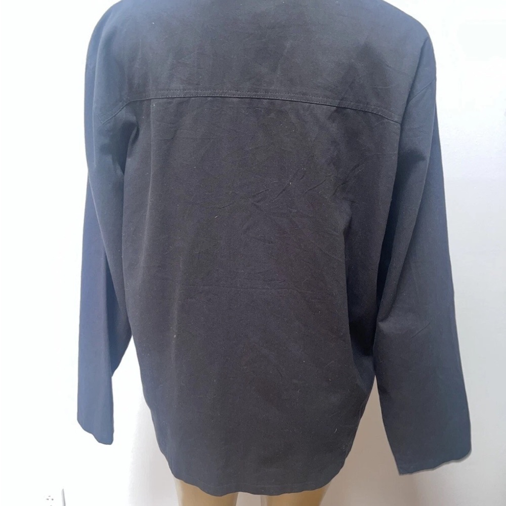 Quacker Factory Button Down Jacket Beaded Black S… - image 5